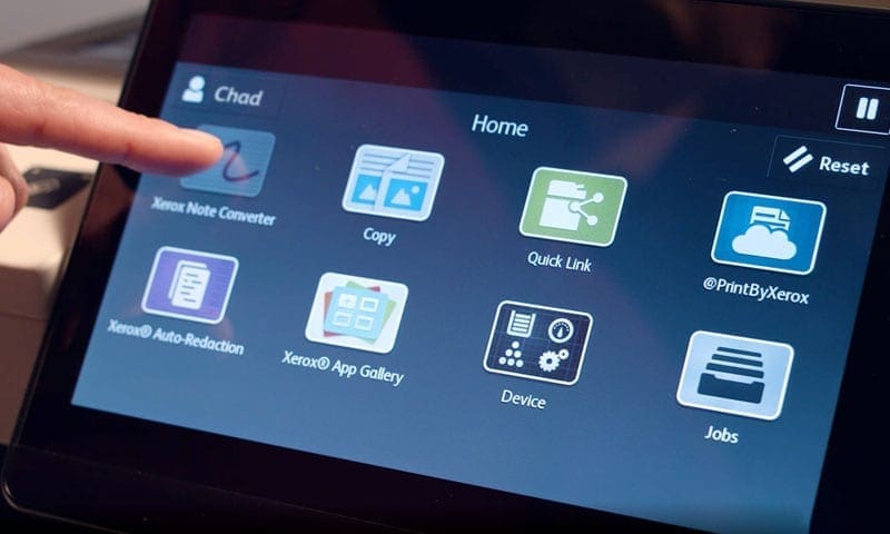 mfp-screen-note-coverter-app-800x480-fr Application Note Converter écran imprimante